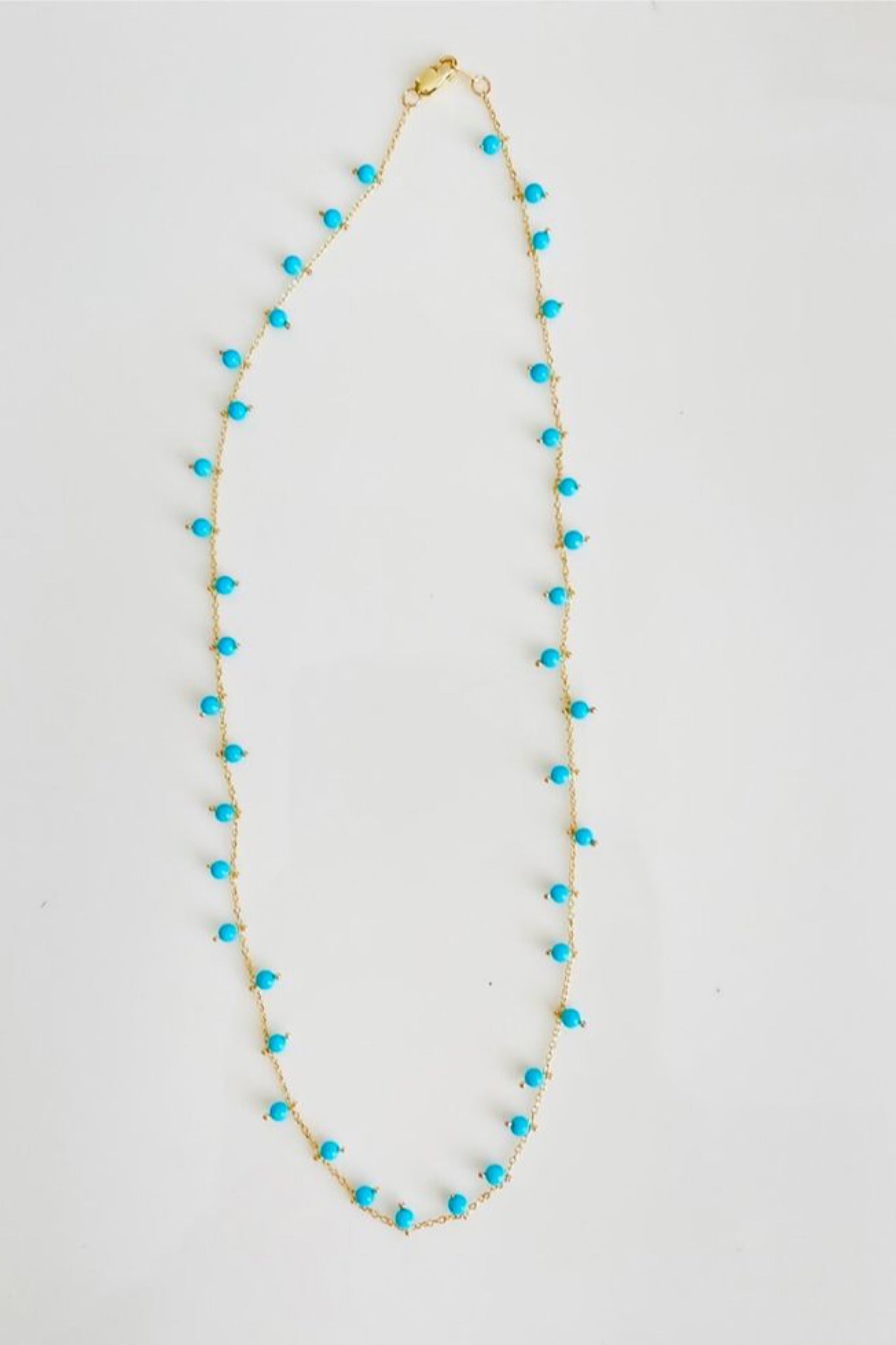 Turquoise Ball Necklace