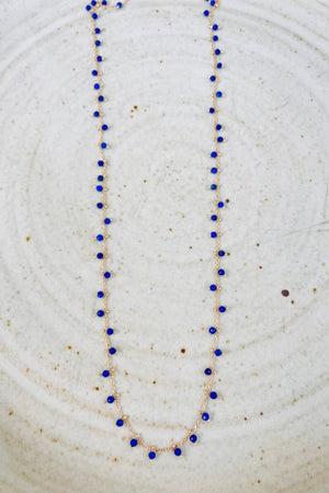 Lapis Ball Necklace