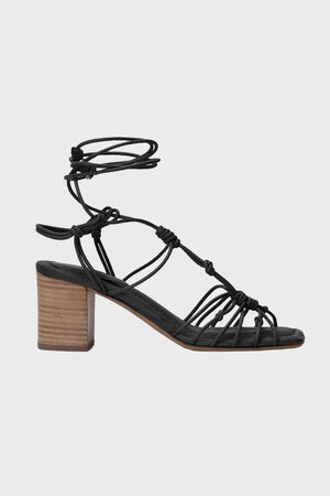 Leyna Knotted Leather Sandals