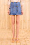 The Clara Mini Denim Skirt