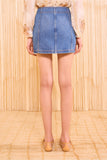 The Clara Mini Denim Skirt