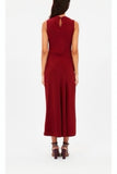 Clea Sleeveless Bias Midi Dress