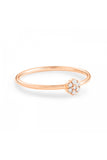 Be Mine Lotus Mini Diamond Ring