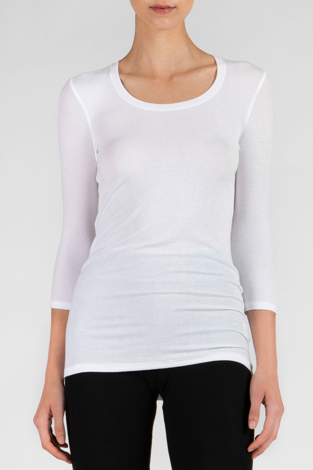 Micro Modal Ribbed Jackie Ballet Top – Beanie + Cecil