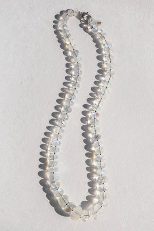 Smooth Moonstone Necklace
