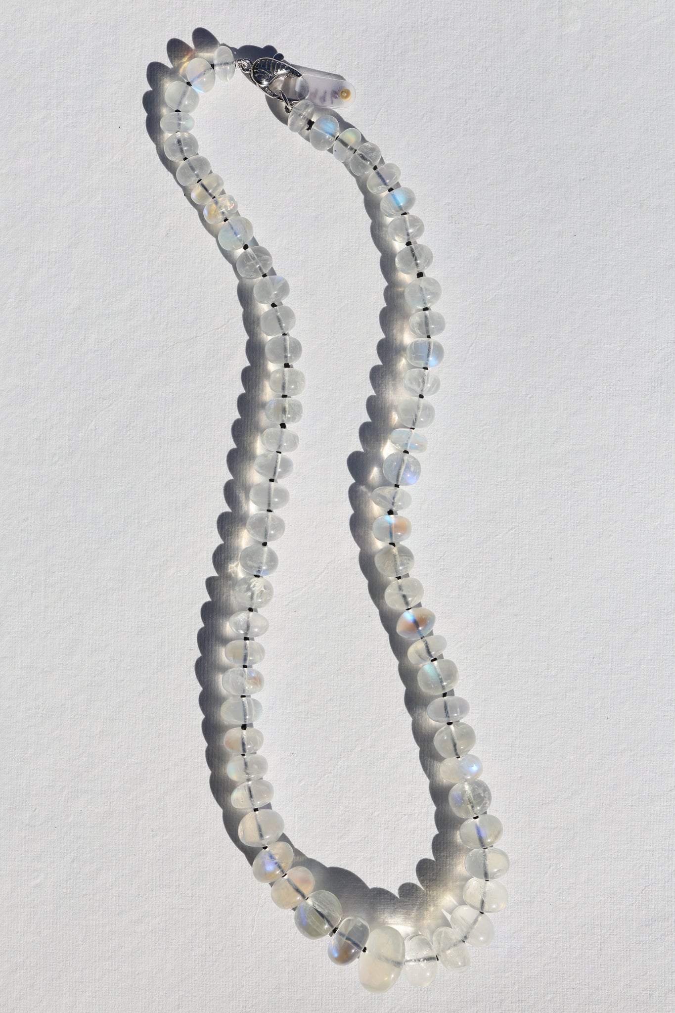Smooth Moonstone Necklace