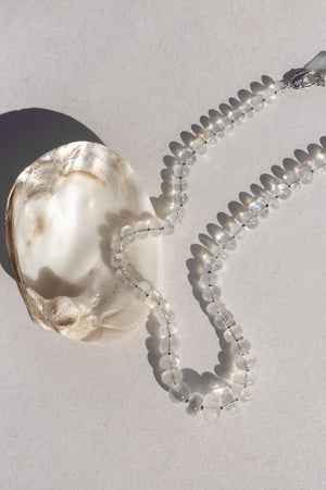 Smooth Moonstone Necklace