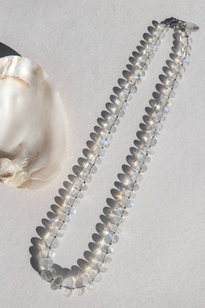 Smooth Moonstone Necklace