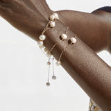 Bead Chain Bracelet Pearl