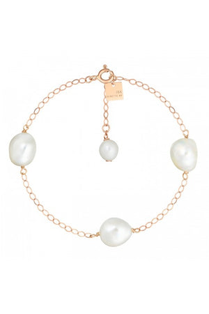 Bead Chain Bracelet Pearl