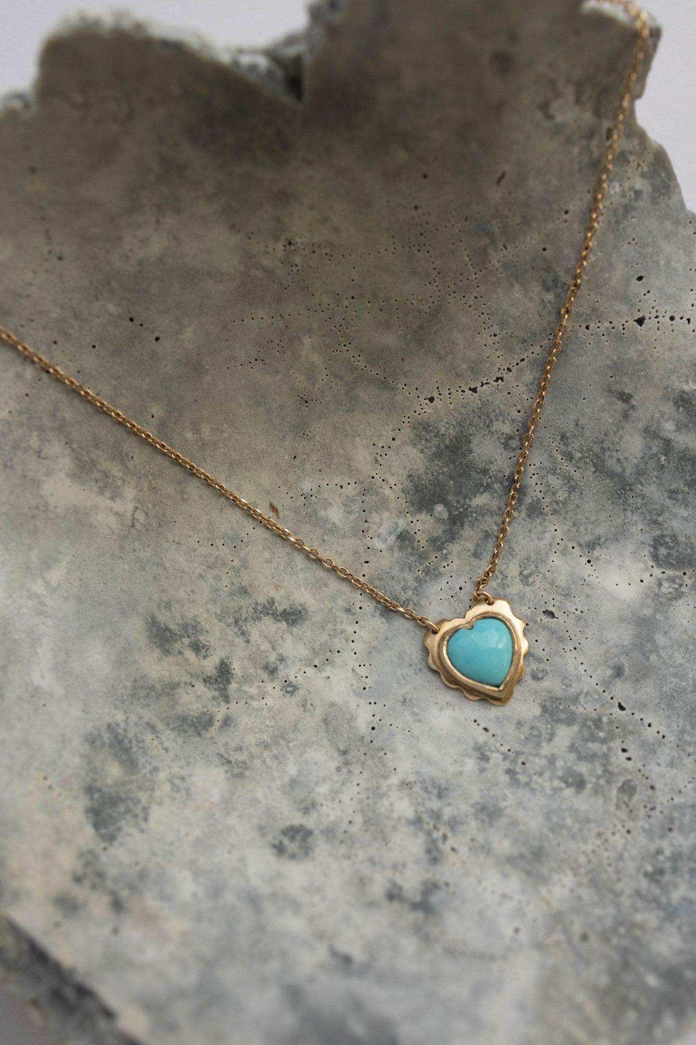 Turquoise Heart Necklace