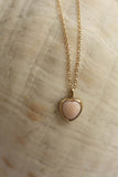 Coral Heart Necklace