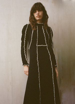 Elin Ribbed Long Sleeve Dress