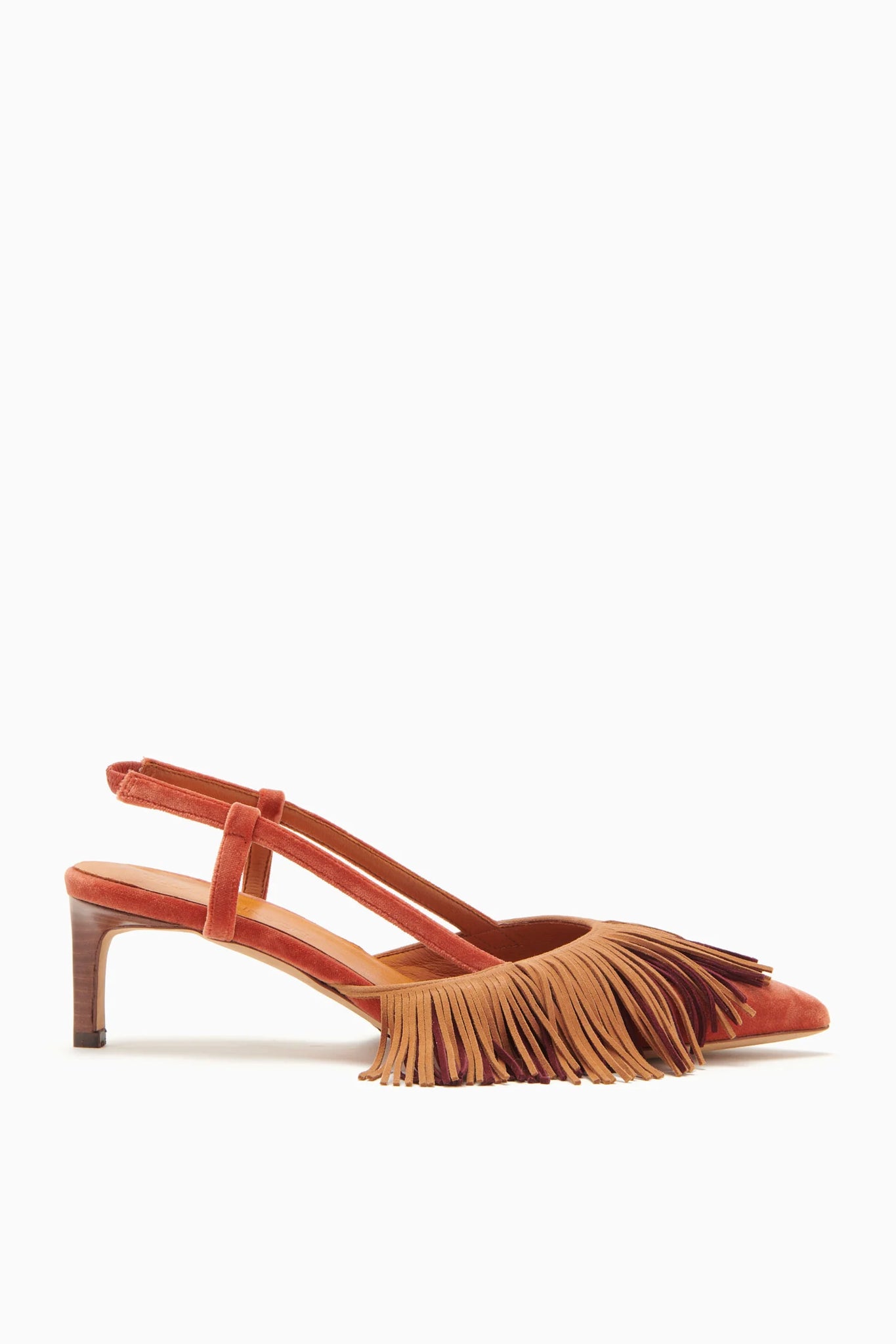 Shira Fringe Sling Back