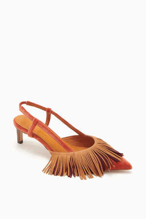 Shira Fringe Sling Back