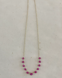 14k Ruby Necklace