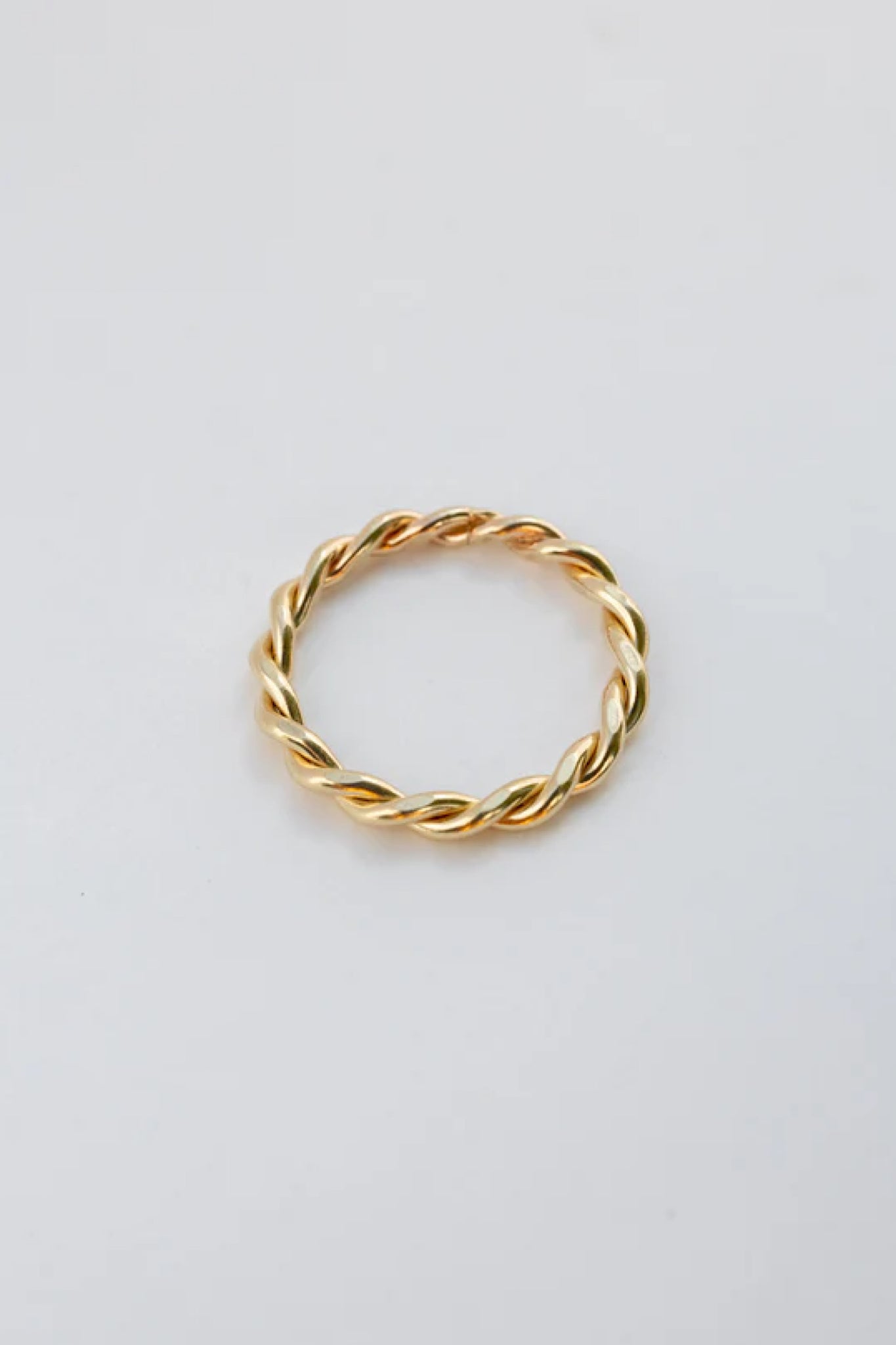 14k Gold Rope Ring