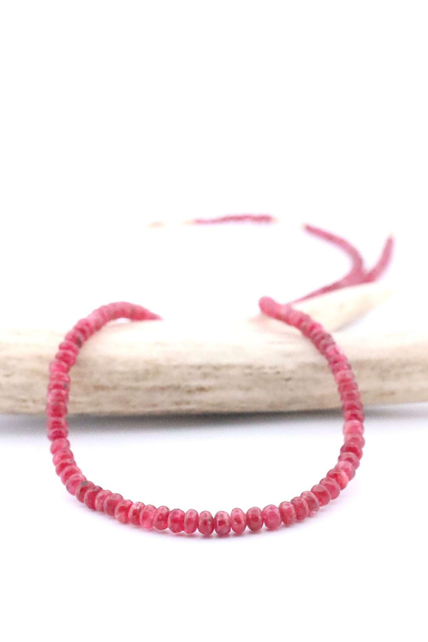 Small Shaded Ruby Necklace