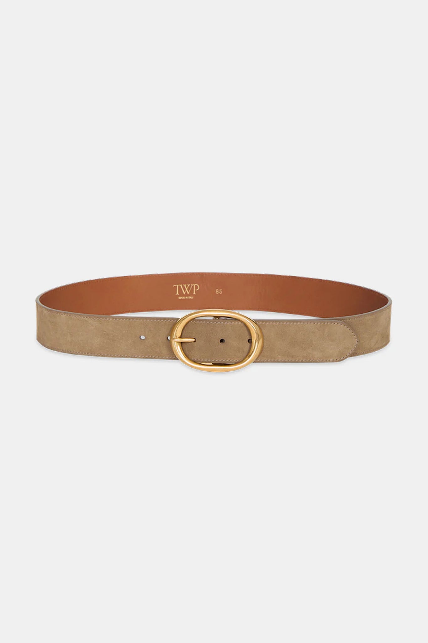 Wide Belt in Suede