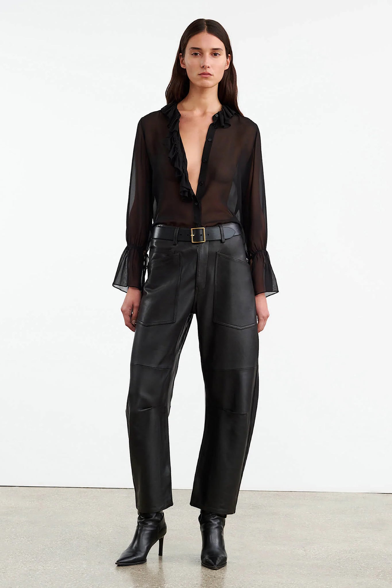 Leather Shon Pant