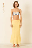 Lyra Sunlight Silk Skirt
