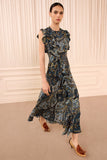 Ameline Sleeveless Silk Dress