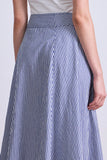 Marsala Asymmetrical Skirt
