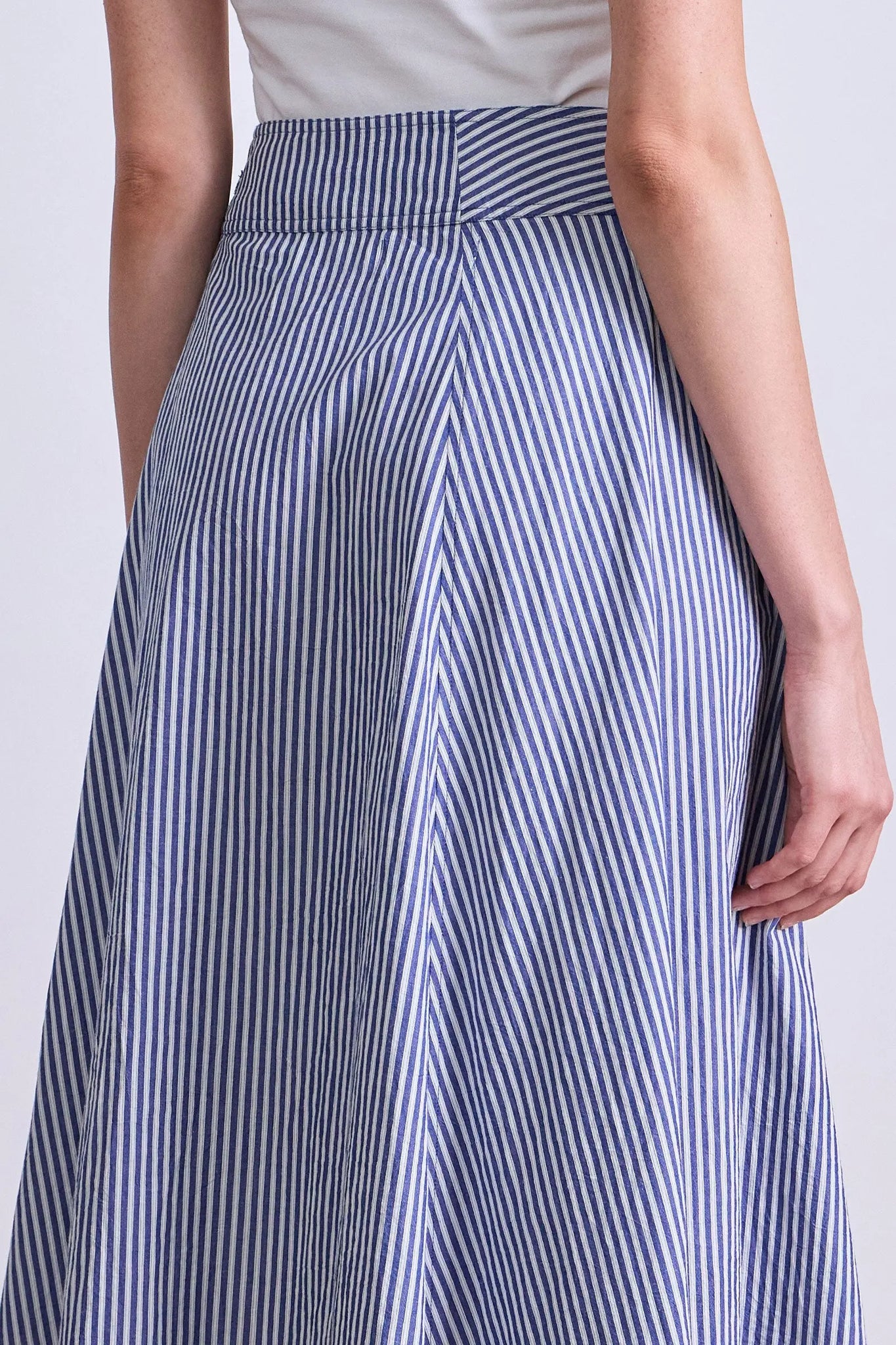 Marsala Asymmetrical Skirt