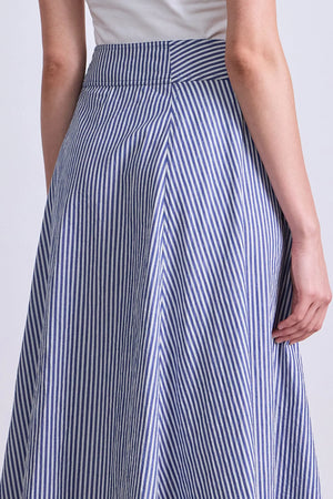 Marsala Asymmetrical Skirt