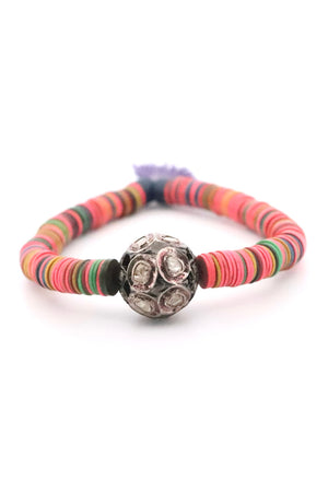 Vintage African Vinyl Bracelet