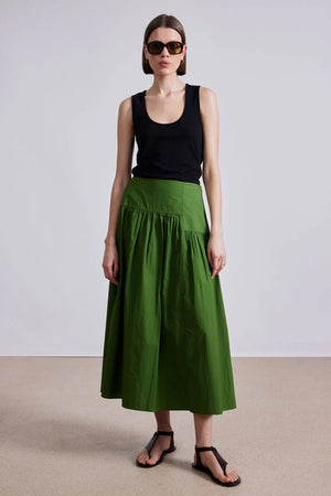 Nora Asymmetric Maxi Skirt