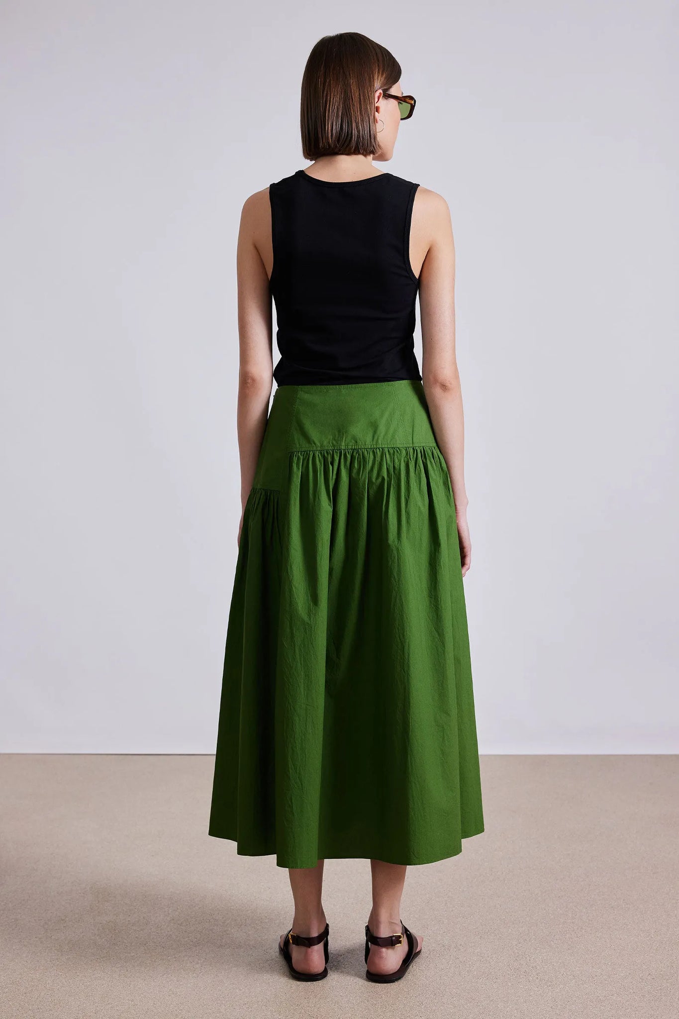 Nora Asymmetric Maxi Skirt
