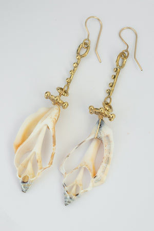 Deconstructed Shell Earring