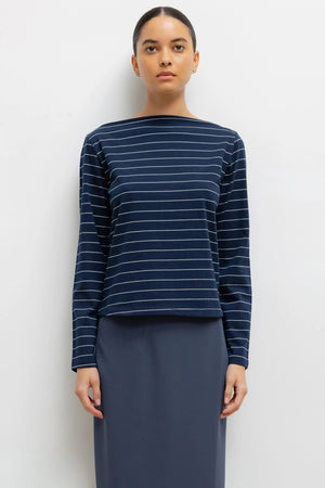 Margo Stripe Long Sleeve Boatneck