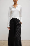 Pointelle Long Sleeve Henley