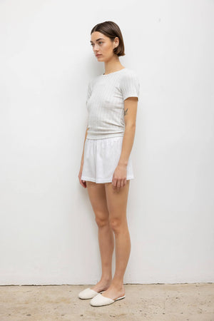 Pointelle Slim Fit Tee