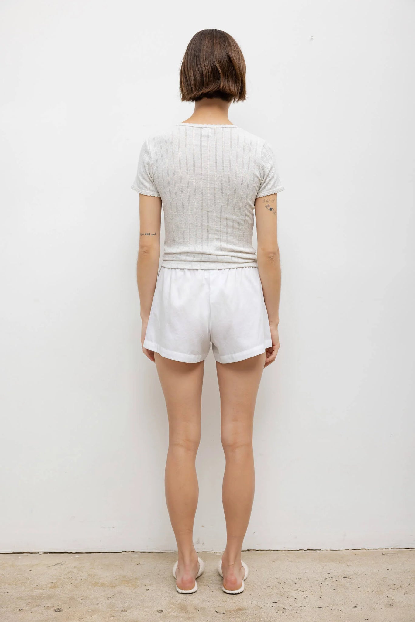 Pointelle Slim Fit Tee