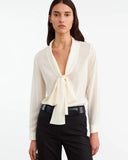 Angelique Tie Neck Blouse