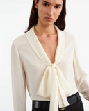 Angelique Tie Neck Blouse