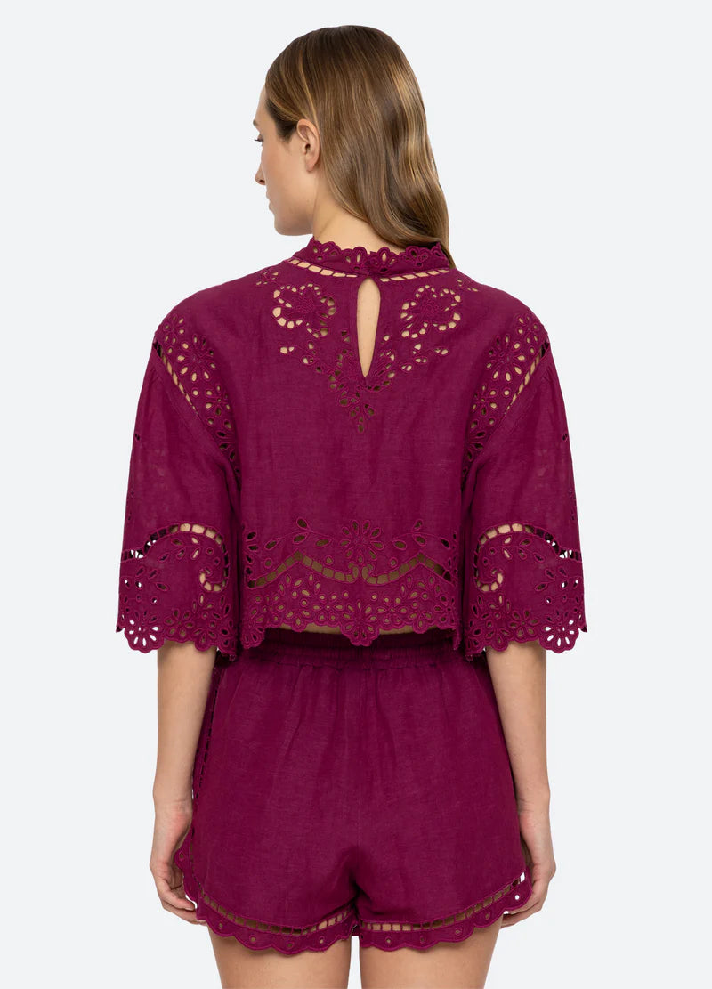 Lula Embroidery Shorts