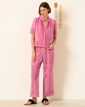 Winn Fuchsia Tile Shirt