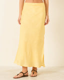 Lyra Sunlight Silk Skirt