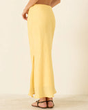 Lyra Sunlight Silk Skirt