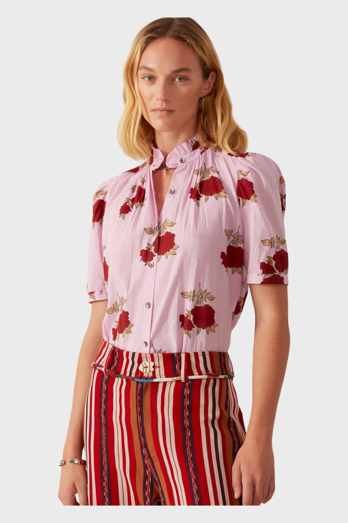 Winnie Ruby Rosette Shirt