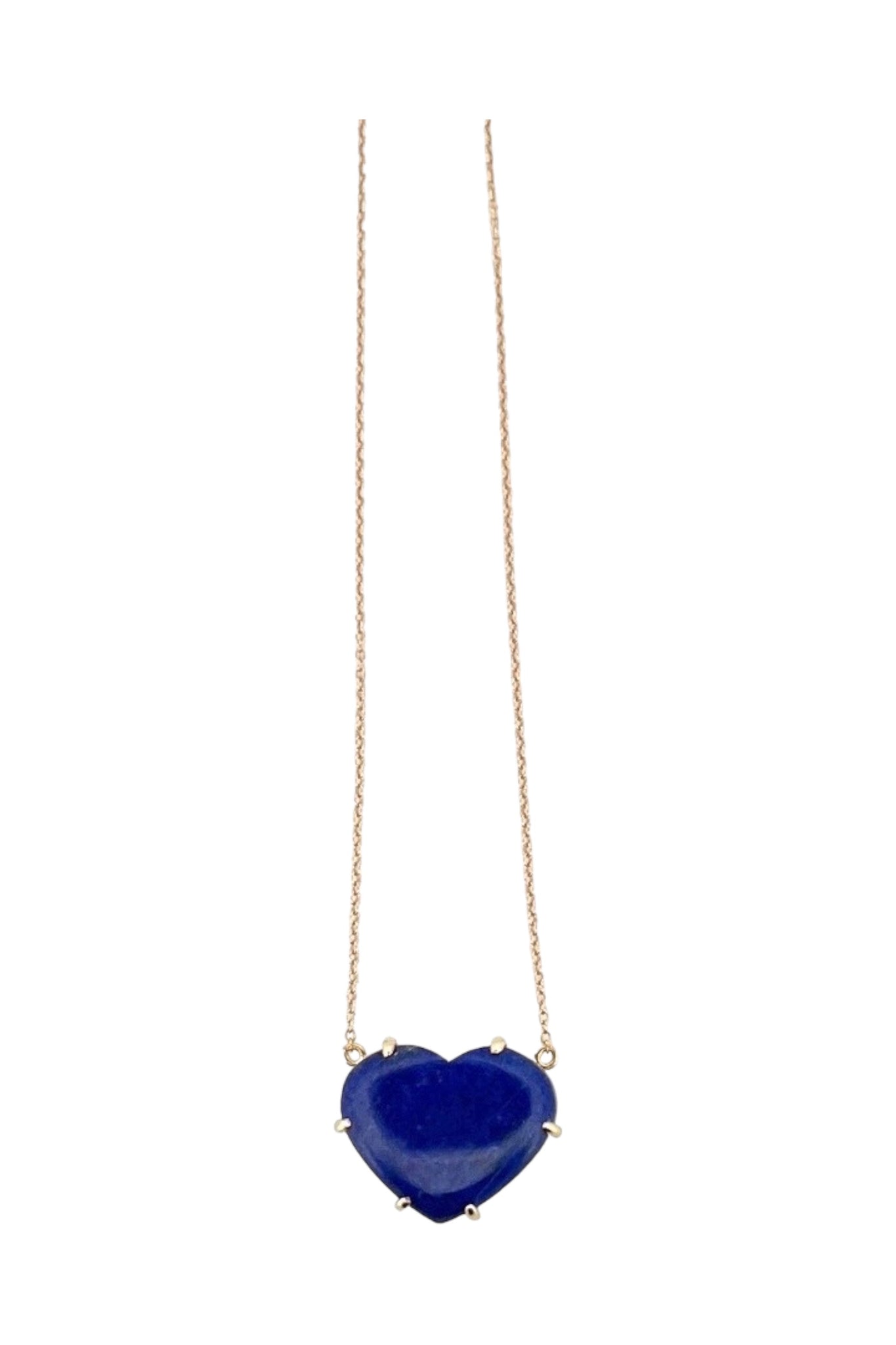 Lapis Heart Necklace