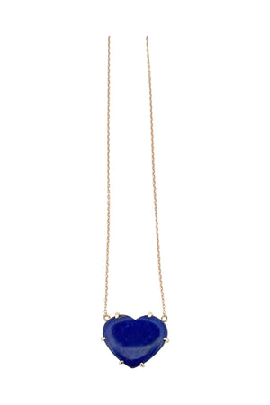 Lapis Heart Necklace