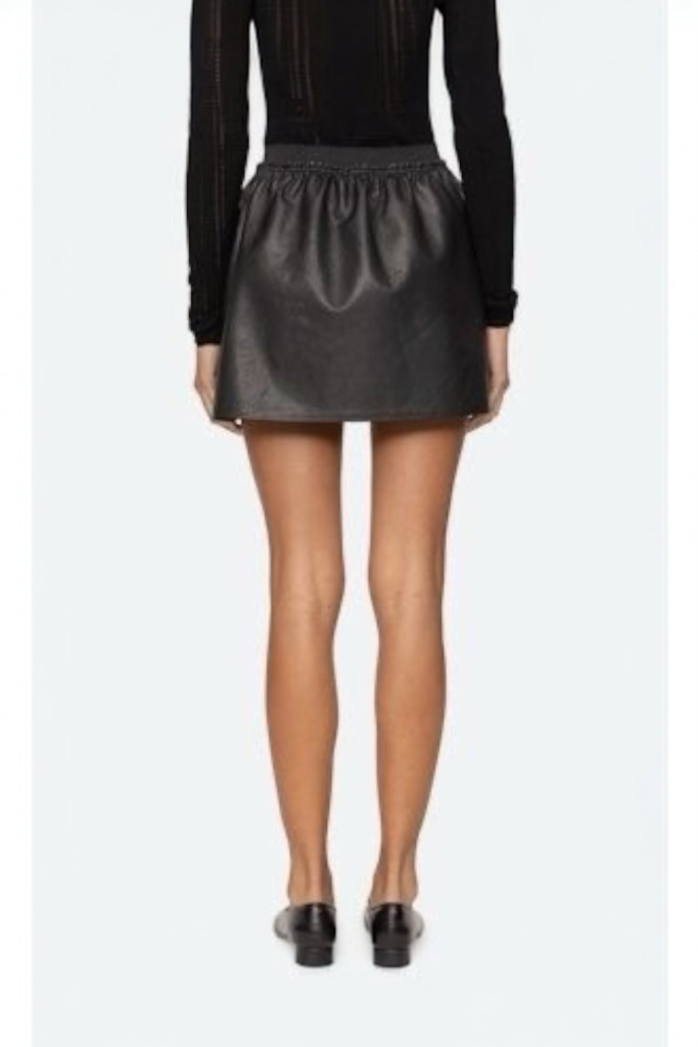 Lucie Leather Mini Skirt