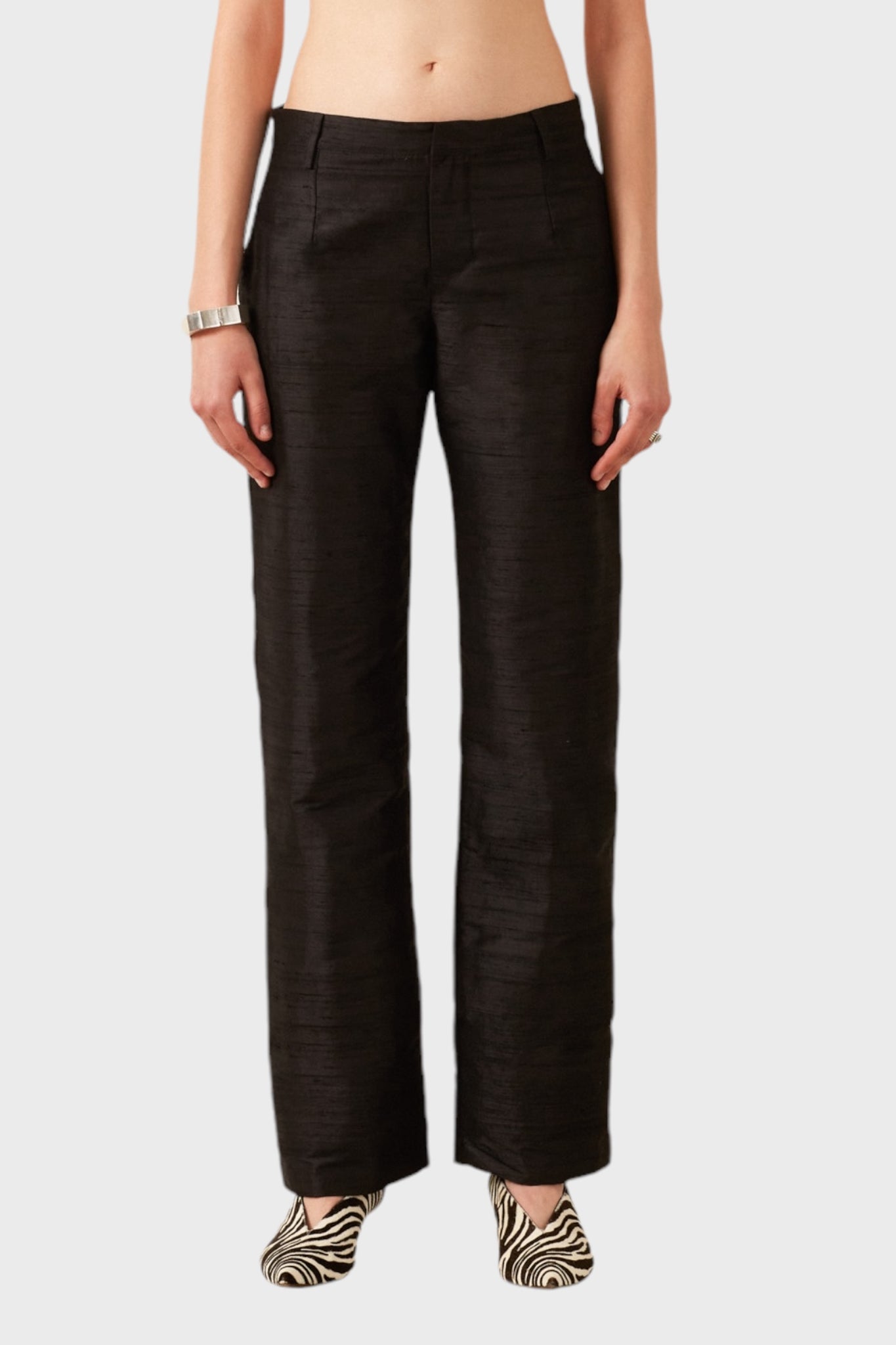 Elinor Blackjack Silk Pant