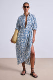 Alessandra Sarong Shirt Dress