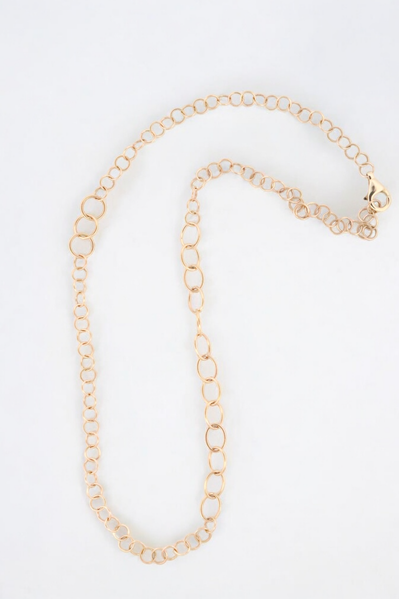 14k YG Circle Chain